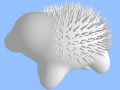 3D intuitive modelling : Hedgehog