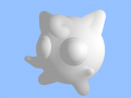 3D intuitive modelling : Pokemon Jigglypuff
