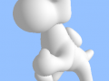 3D intuitive modelling : Nintendo Yoshi
